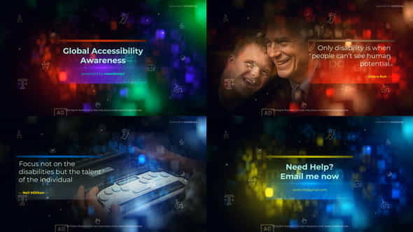 Global Accessibility Awareness Opener - VideoHive 26683623
