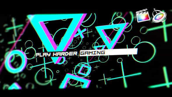 Gamer Glitch Logo - VideoHive 47442755