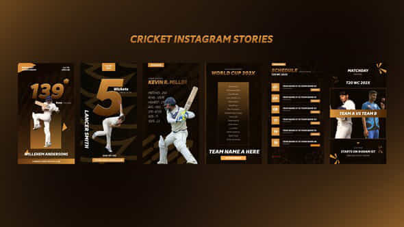 Cricket Instagram Stories - VideoHive 52186172