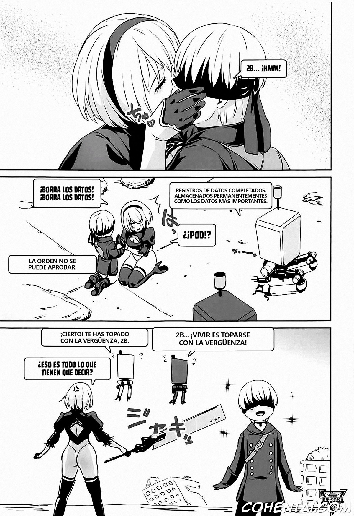 YoRHa 2B-iro (NieR:Automata) xxx comics manga porno doujin hentai español sexo 