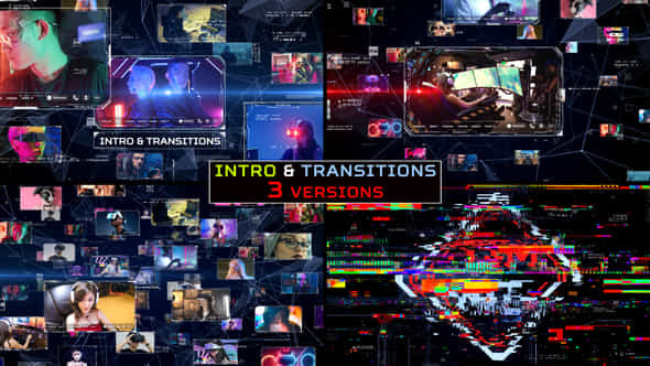 Cyber Network Intro - VideoHive 44033471