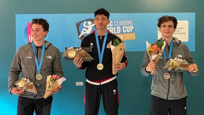 Atlet RI Juara Seri Piala Dunia Panjat Tebing di Amerika Serikat