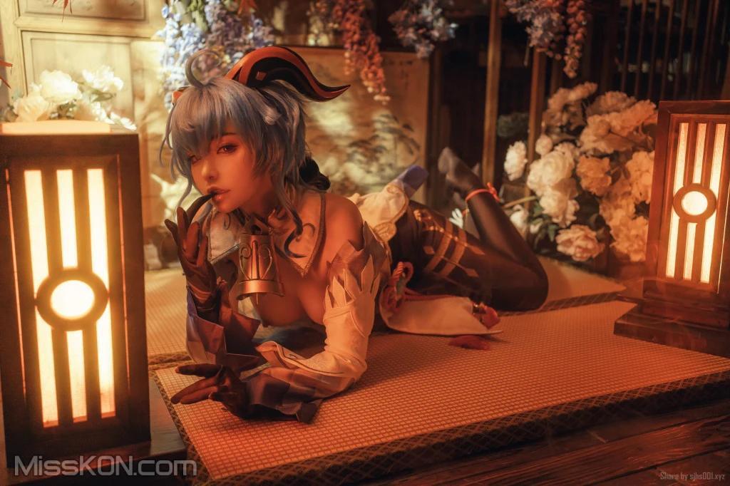 Coser@爆机少女喵小吉 (Nekokoyoshi): 原神-甘雨 (49 photos )(5)