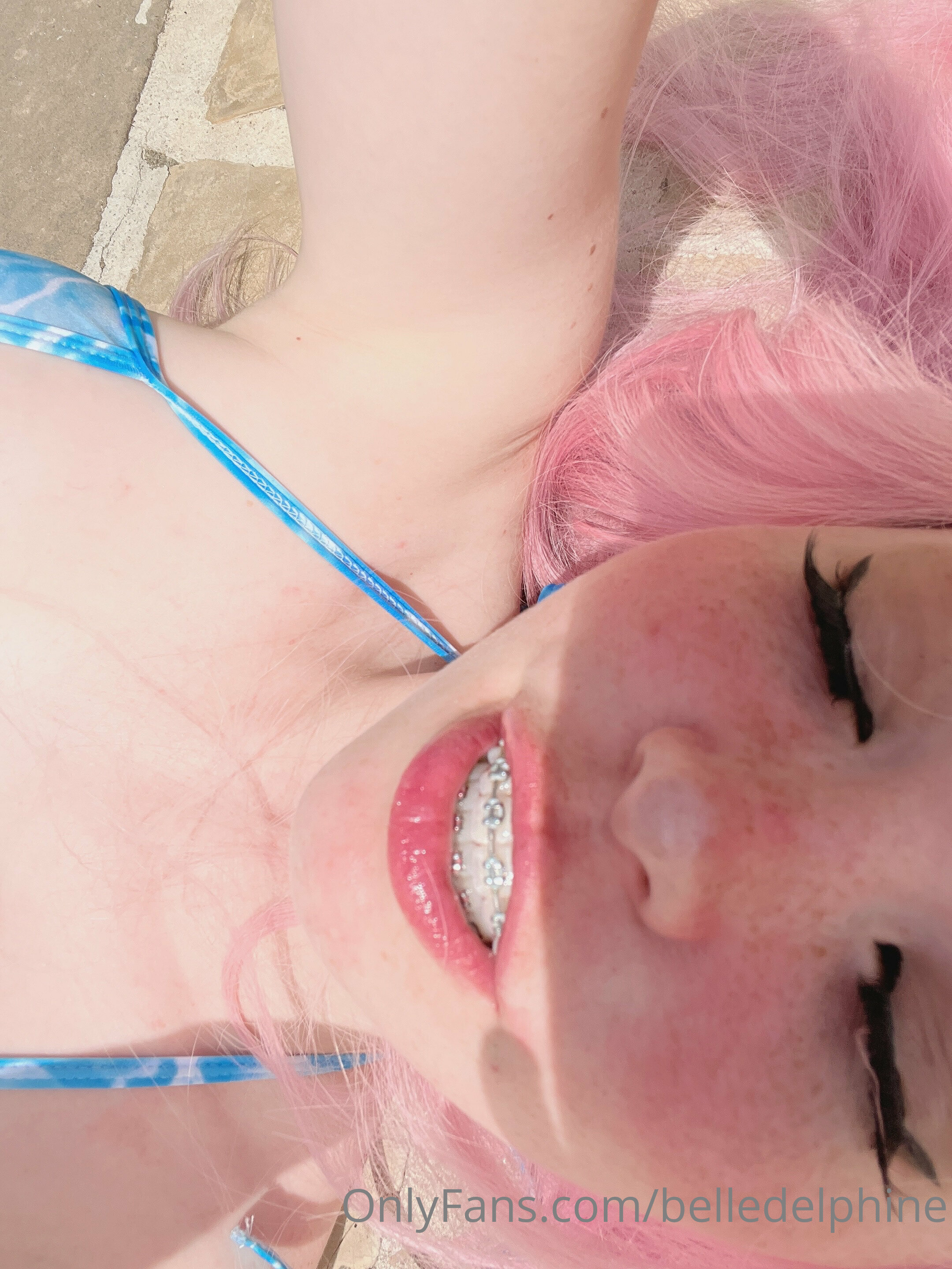 4 Belle Blue Bikini Barcelona Vacation