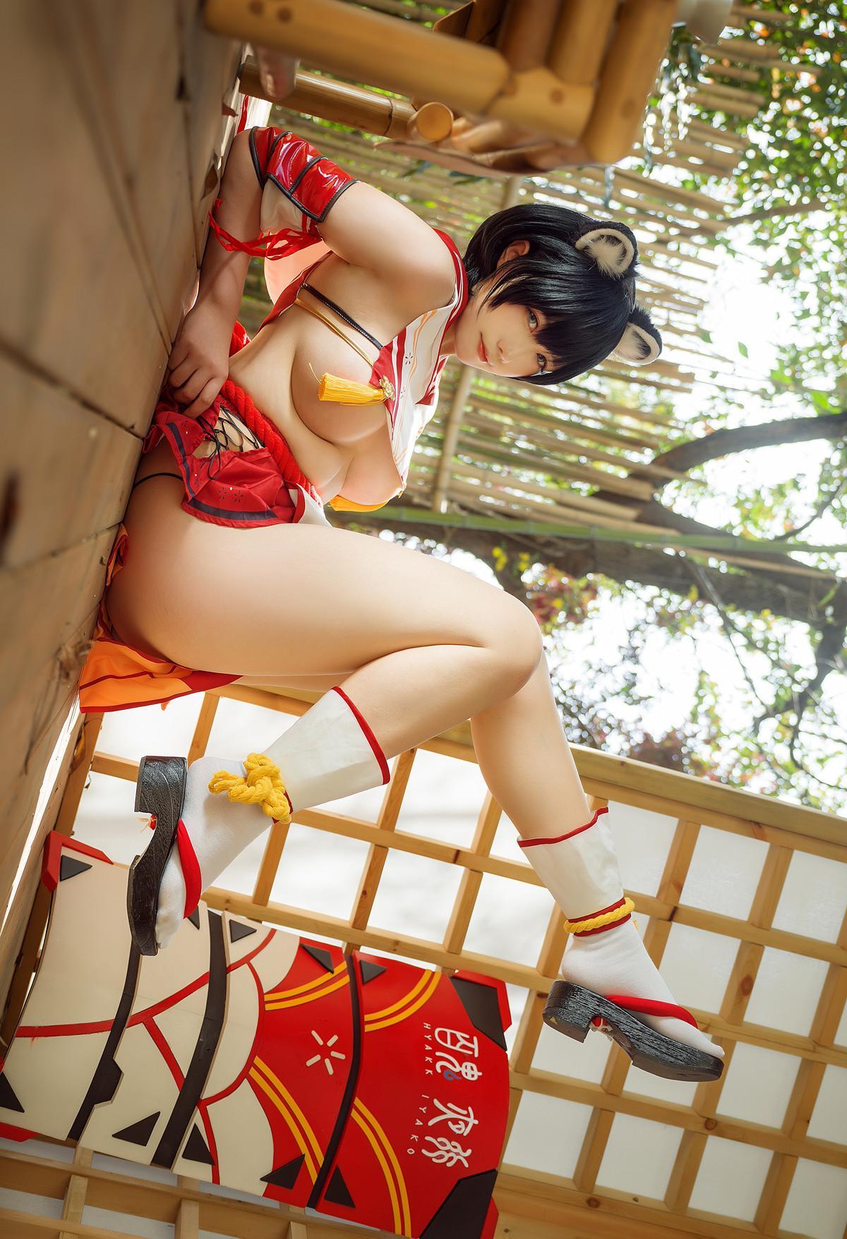 Cosplay 麻花麻花酱 椿 Tsubaki(10)