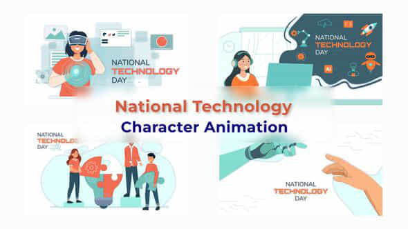 National Technology Day - VideoHive 39741090