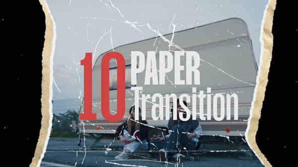 Torn Paper Transitions - VideoHive 53684949