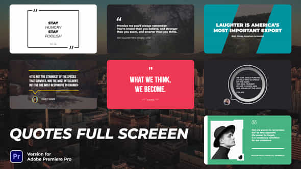 Quotes Full Screen - VideoHive 42856208