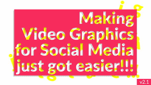 Social Media Video Graphics - VideoHive 20033572