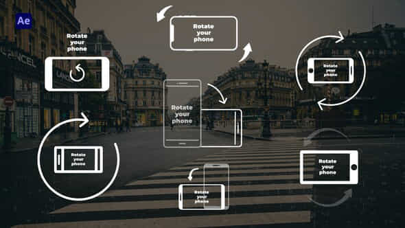 Rotate Phone Ae - VideoHive 52767280