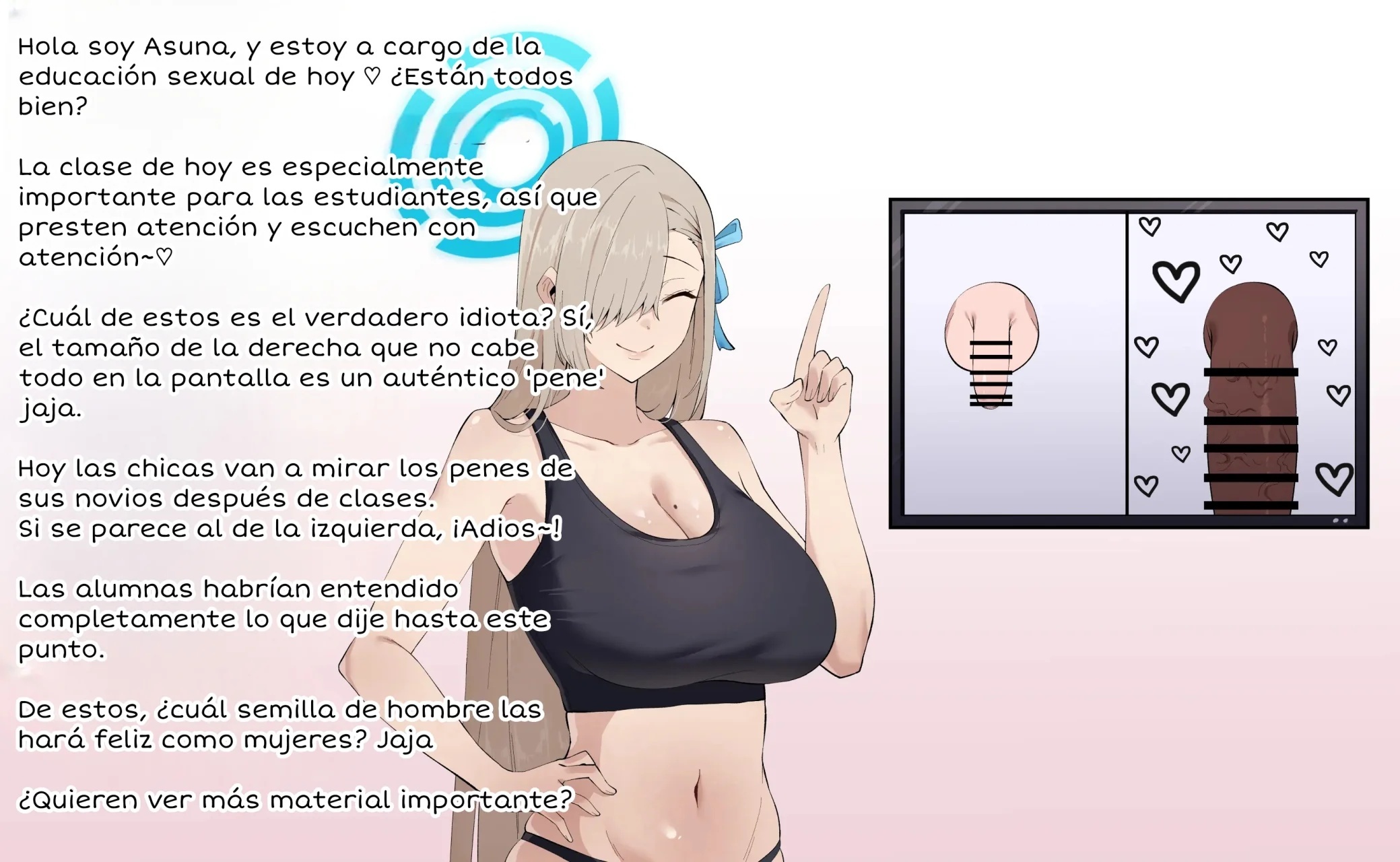 Asuna - clases de educacion sexual - 23