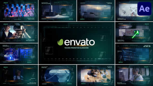 Techno Promotion Slideshow For After Effects - VideoHive 50823312