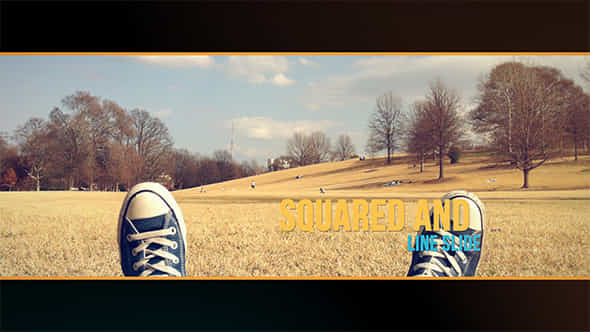 Squared And Line Slide - VideoHive 9221542