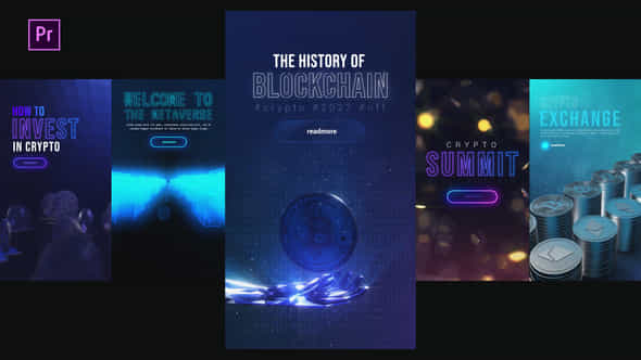 Crypto Instagram Stories - VideoHive 36670396