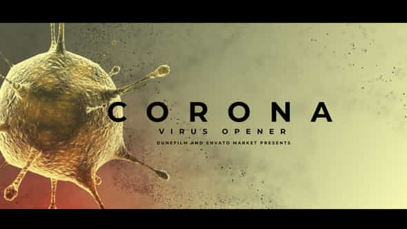 Corona Virus Intro - VideoHive 26059363