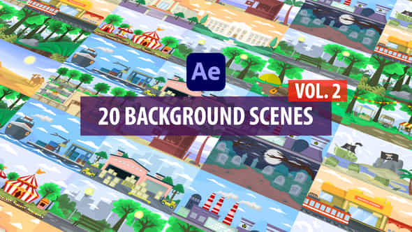 Background Scenes Vol.2 - VideoHive 34476251