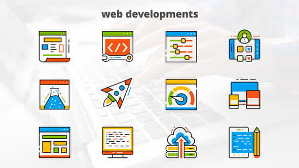 Web Development - Flat Animated - VideoHive 24429475