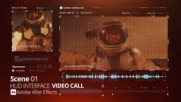 Hud Interface Video Call 01 Ae - VideoHive 53121272