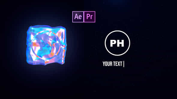 Holographic Clean Logo - VideoHive 43941303
