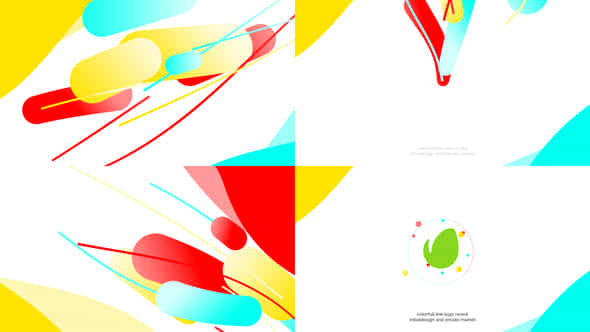 Colorful Line Logo - VideoHive 44934460