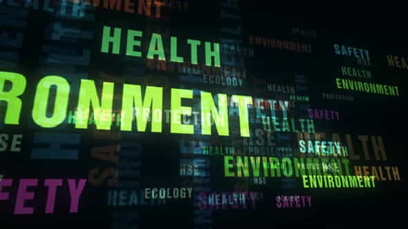 Health safety and environment text - VideoHive 31638654