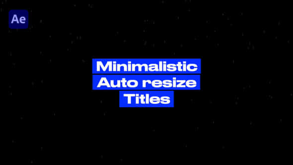 Auto-Resize Titles - VideoHive 39704998