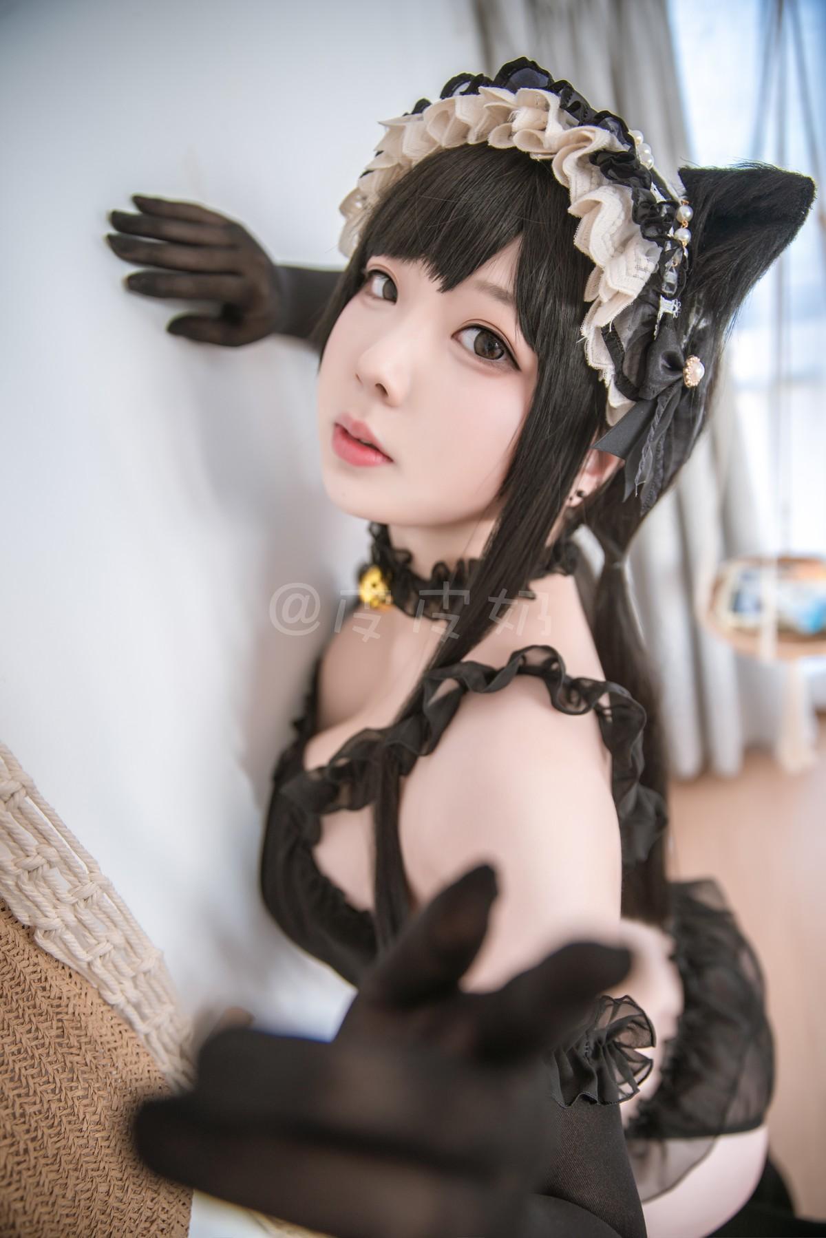 Cosplay 皮皮奶可可爱了啦 黑猫套装(42)