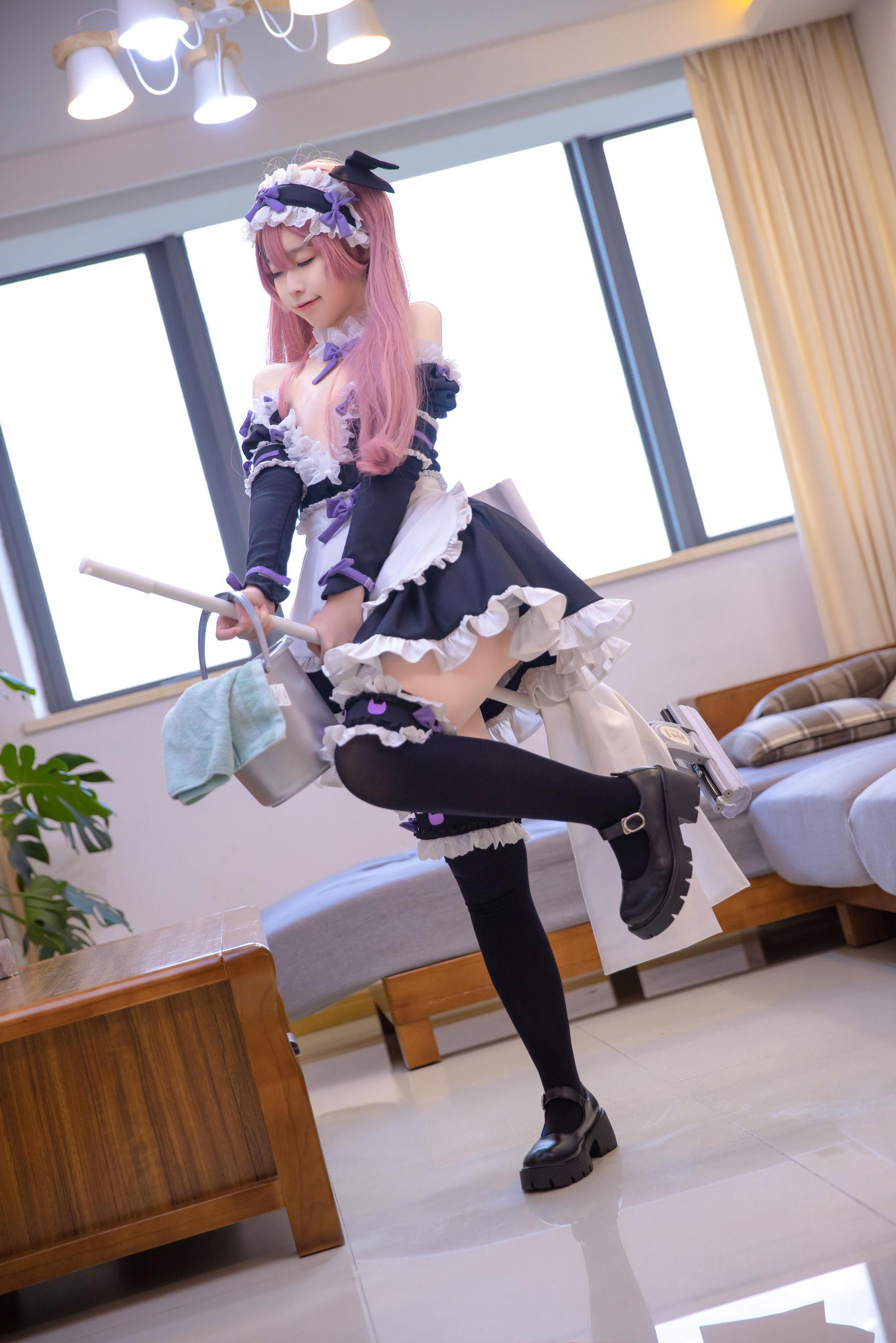 [网红COSER] 动漫博主G44不会受伤 – lade女仆(13)