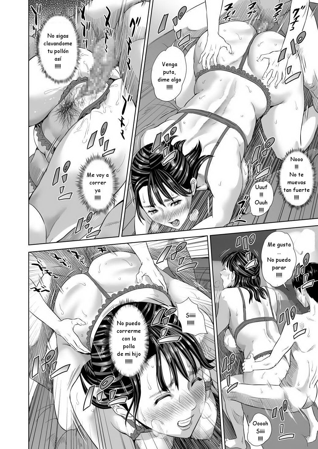[Hyji] Kinjo Yuuwaku Mama Hen Joshou + Zenpen  La tentación en casa (Mamá. Prólogo) [Spanish] [joselillo]