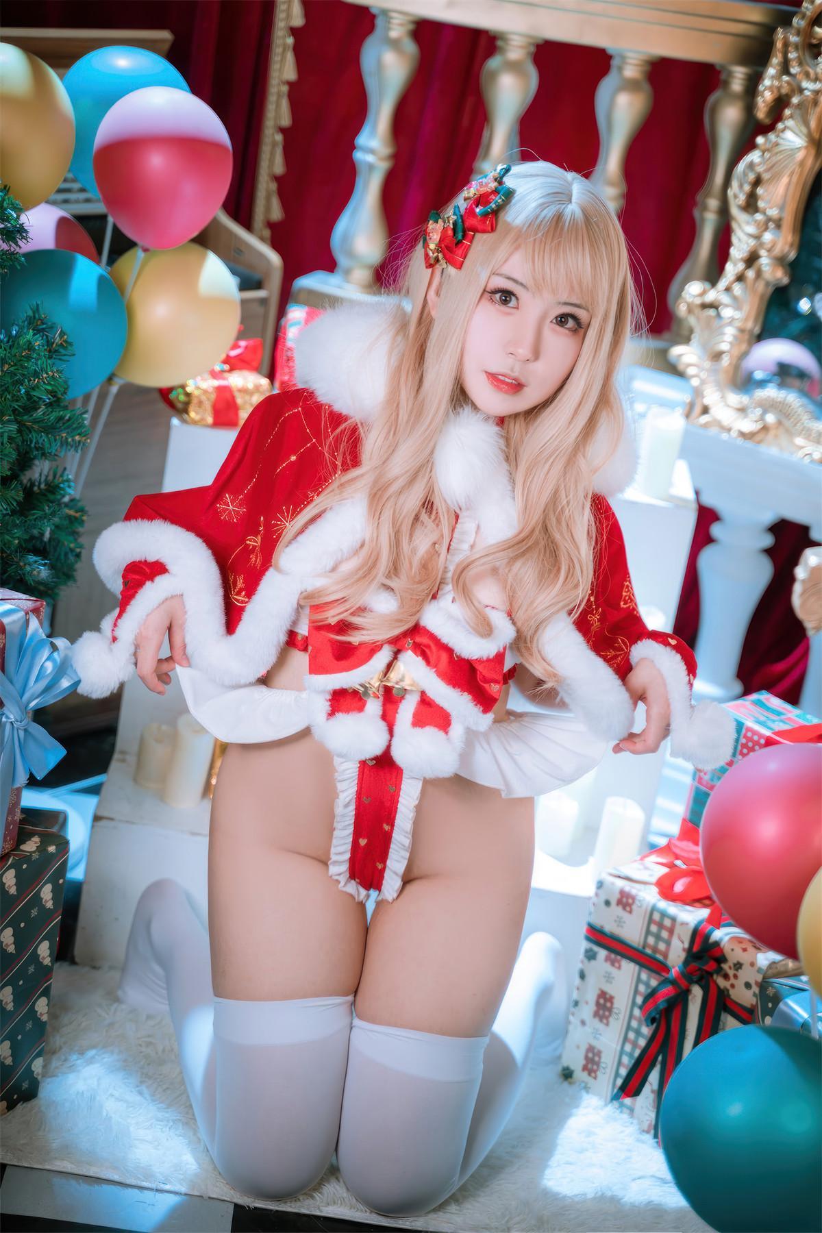 Cosplay 虎森森 圣诞精灵 Christmas(18)