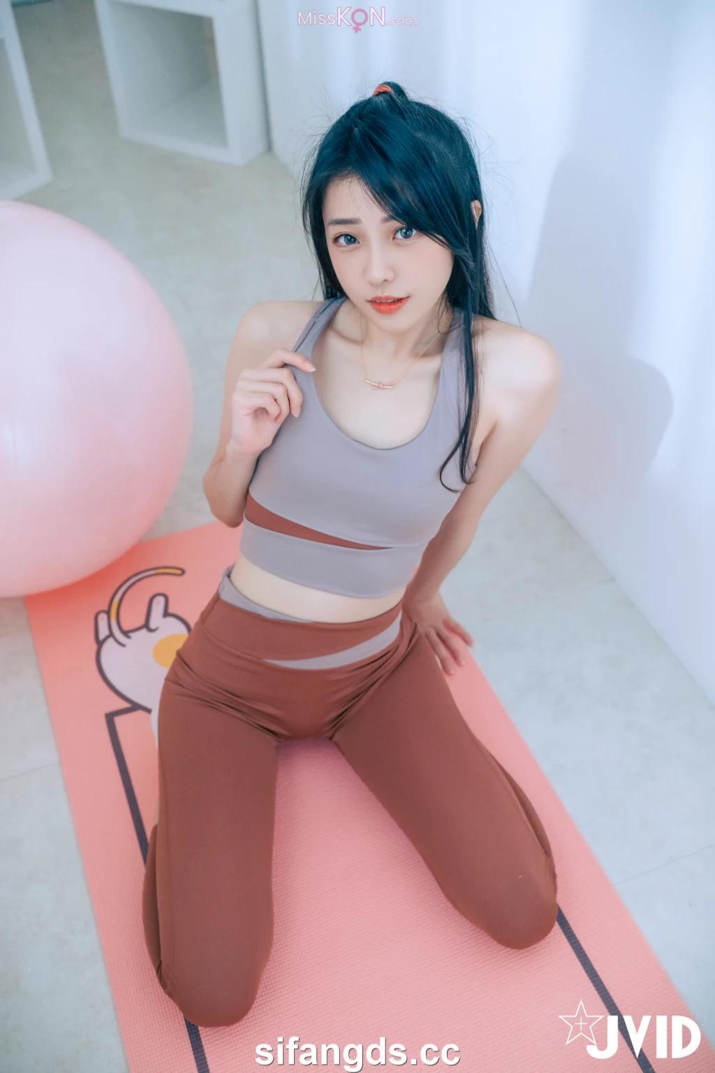 [JVID] 妍妍 Angel:【禁忌瑜珈課程】 瑜珈教練的秘密 裸體私人課程 (224 photos )(82)