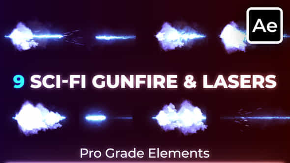 Sci-fi Gunfire - VideoHive 45529388