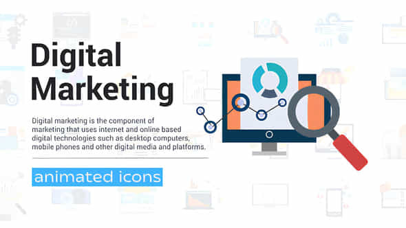 Digital Marketing Icons - VideoHive 57481807