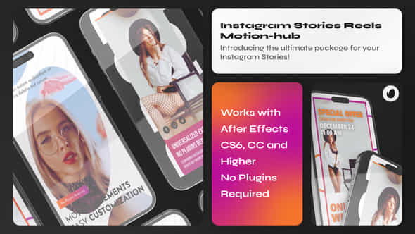 Instagram Vertical Fashion Reel Warm Orange - VideoHive 50807529