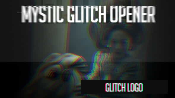 Mystic Glitch Opener - Logo - VideoHive 11924642