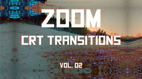 CRT Zoom Transitions - VideoHive 46176034