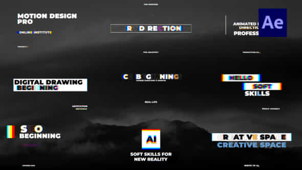 Rgb Rhythm Titles - VideoHive 48203436