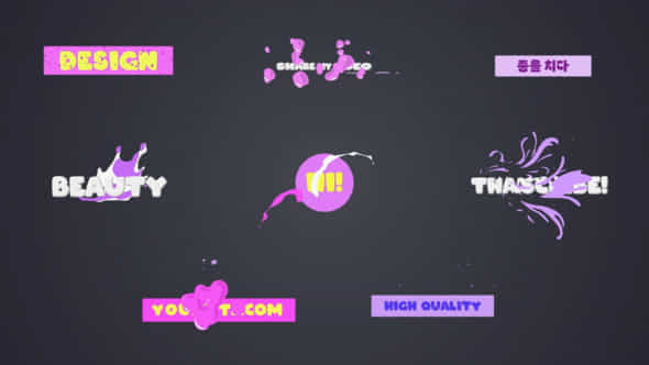 Bubble Titles For After Effects - VideoHive 59357714