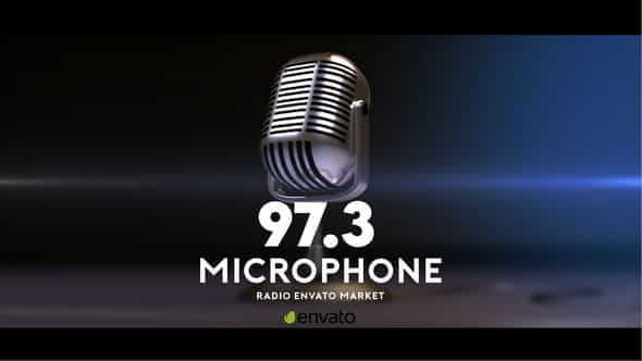 Microphone Logo - VideoHive 37236846