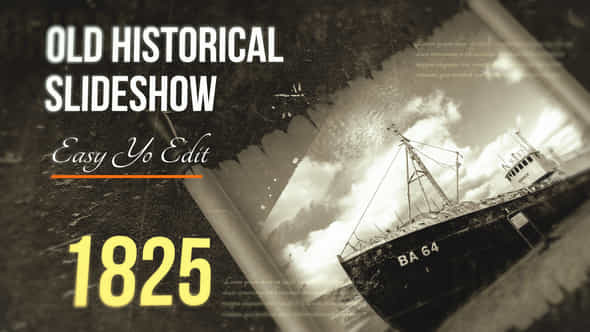 Old Historical Slideshow - VideoHive 48598537