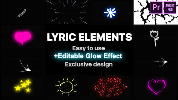 Lyric Elements - VideoHive 23201513