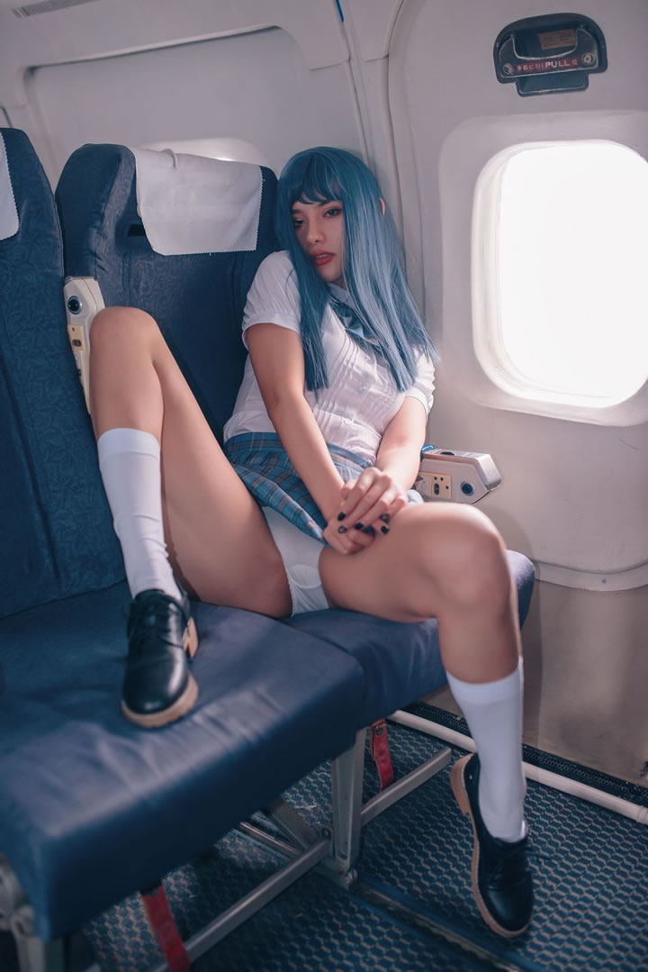 Photographer L.P.VISION produced the wild A Zhu Wu Shengguang Set on the plane 3