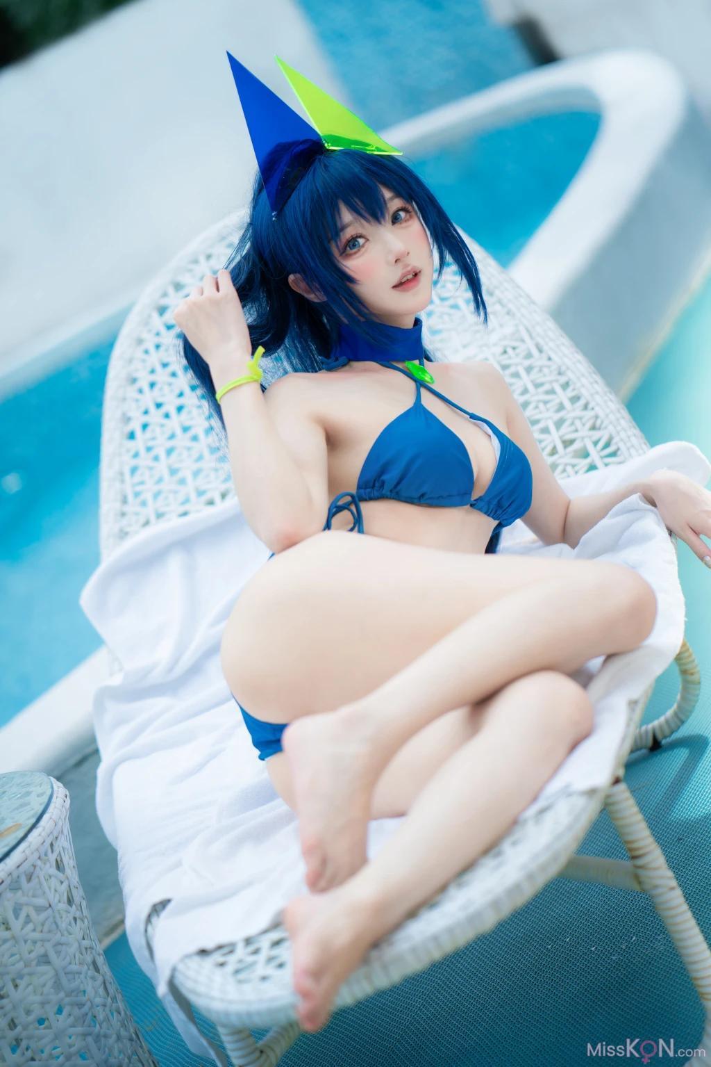 Coser@阿包也是兔娘: 花园泳装 (35 photos)(14)