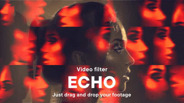 Echo Abstract Video Filter Effect Template - VideoHive 54231172