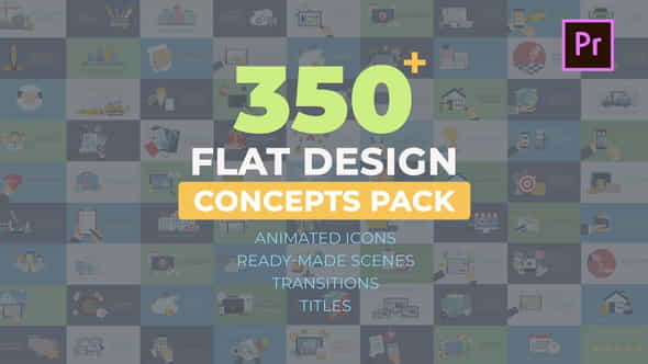 Flat Design Concepts - VideoHive 28481253