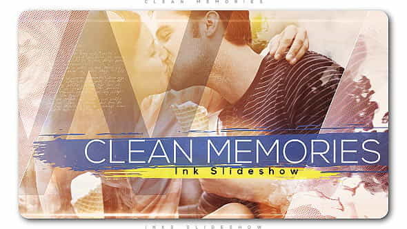 Clean Memories Inks Slideshow - VideoHive 20830706