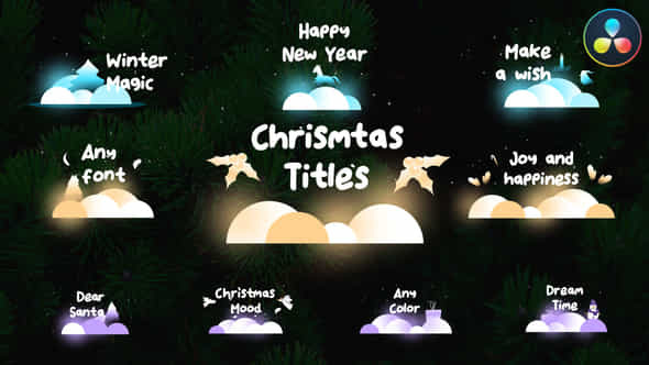 Christmas Titles - VideoHive 35385941