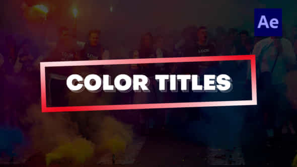 Colorful Text Titles - VideoHive 39727714