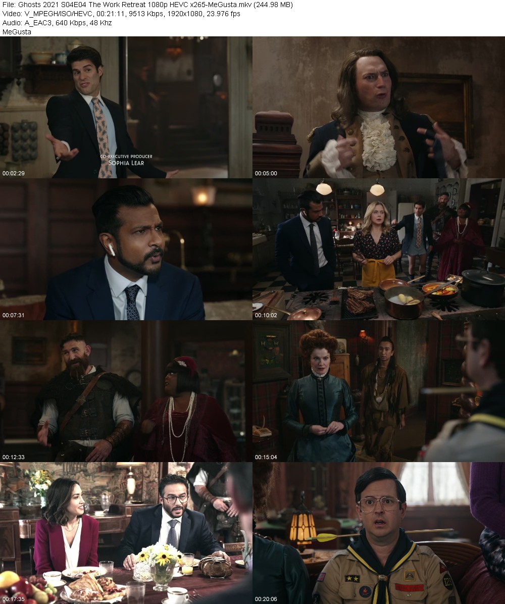 Ghosts 2021 S04E04 The Work Retreat 1080p HEVC x265-MeGusta