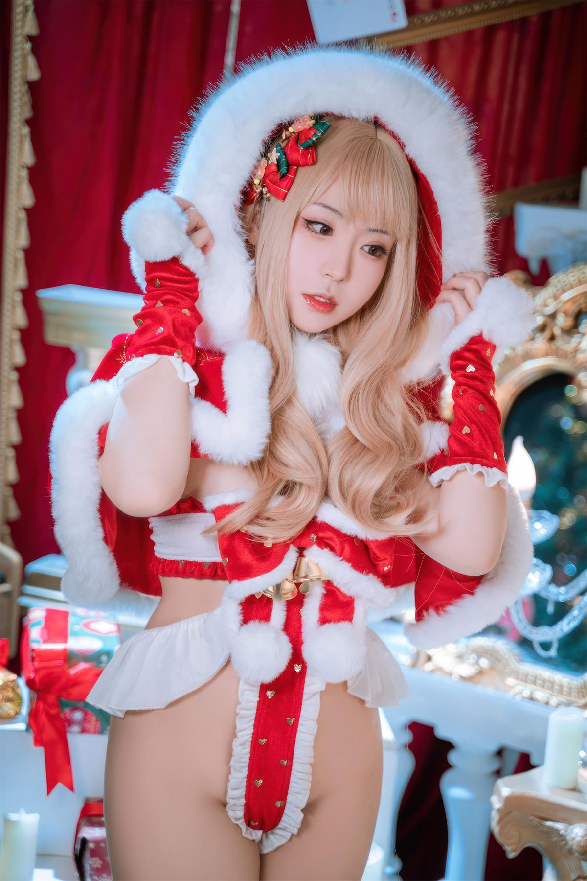 Cosplay 虎森森 圣诞精灵 Christmas(15)